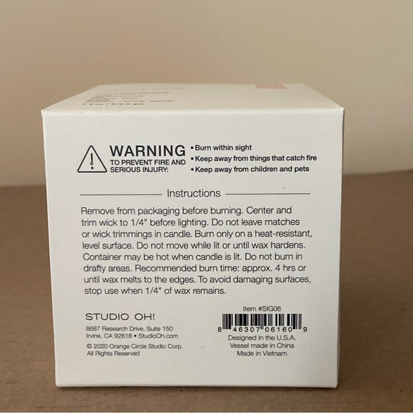 Studio OH! Signature Collection All At Once 7.5 oz Scented Candle - Picture 3 of 7